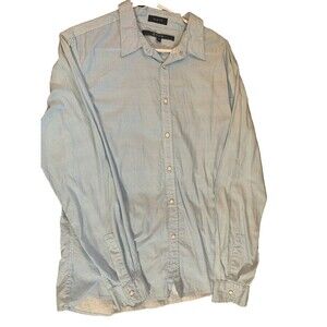 BKE  Slim Fit Button-up Dressy Collared Shirt light blue